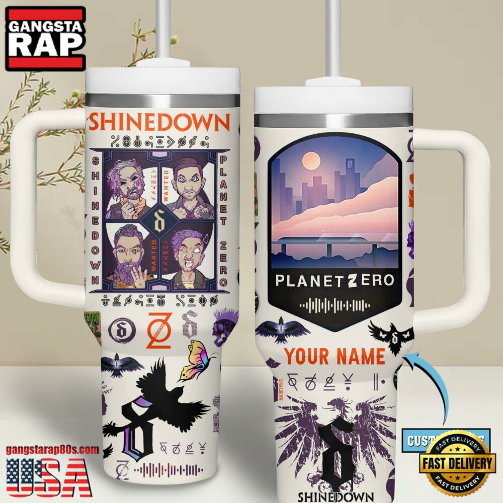 Shinedown Music Custom Stanley Quencher 40oz Stainless Steel Tumbler Shinedown Music Custom Stanley Quencher 40oz Stainless Steel Tumbler