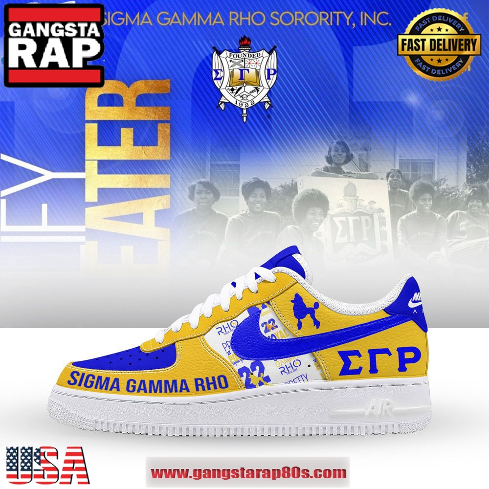 Sigma Gamma Rho Limited Edition Air Force 1 Running Sneakers Shoes