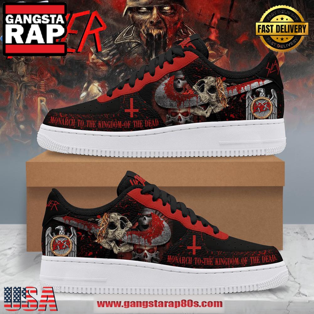 Slayer Monarch To The Kingdom Of The Dead Air Force 1 Running Sneakers Shoes