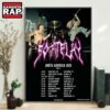 Soft Play North America 2025 Concert Poster Canvas Art
