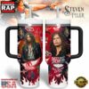 Steven Tyler Music Custom Stanley Quencher 40oz Stainless Steel Tumbler For Fans