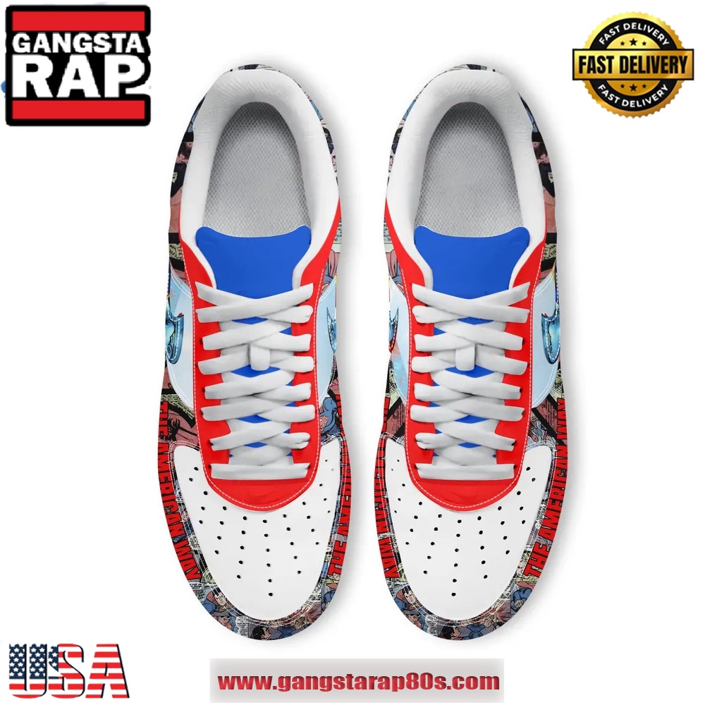 Superman The American Way Limited Edition Air Force 1 Running Sneakers Shoes Superman The American Way Limited Edition Air Force 1 Running Sneakers Shoes