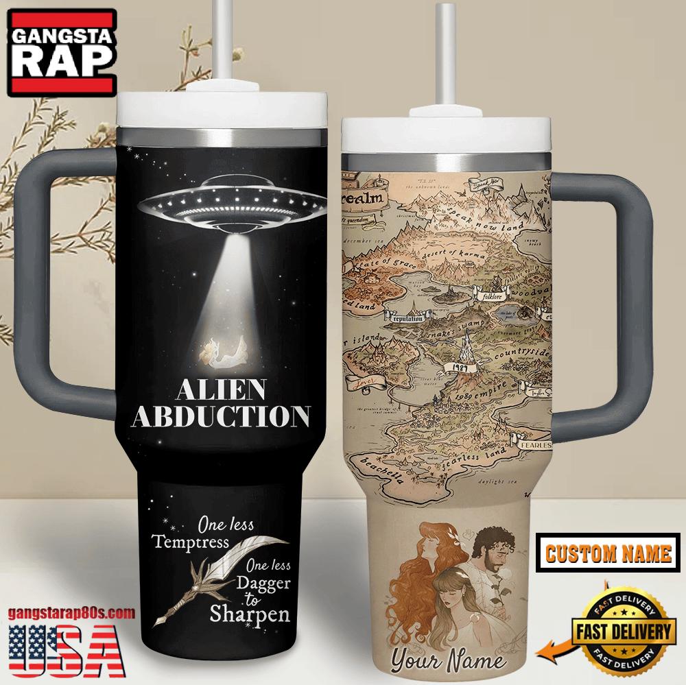 Taylor Swift Music Custom Stanley Quencher 40oz Stainless Steel Tumbler For Fans