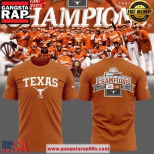 Texas Longhorns Sec Regular Season Title Special Orange Unisex T Shirt