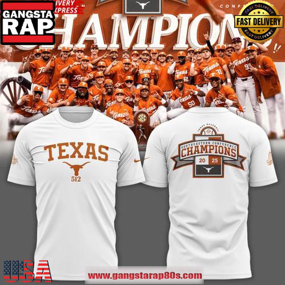 Texas Longhorns Sec Regular Season Title Special White Unisex T Shirt Texas Longhorns Sec Regular Season Title Special White Unisex T Shirt