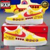 The Beatles Yellow Submarine Air Force 1 Running Sneakers Shoes 9 The Beatles Yellow Submarine Air Force 1 Running Sneakers Shoes