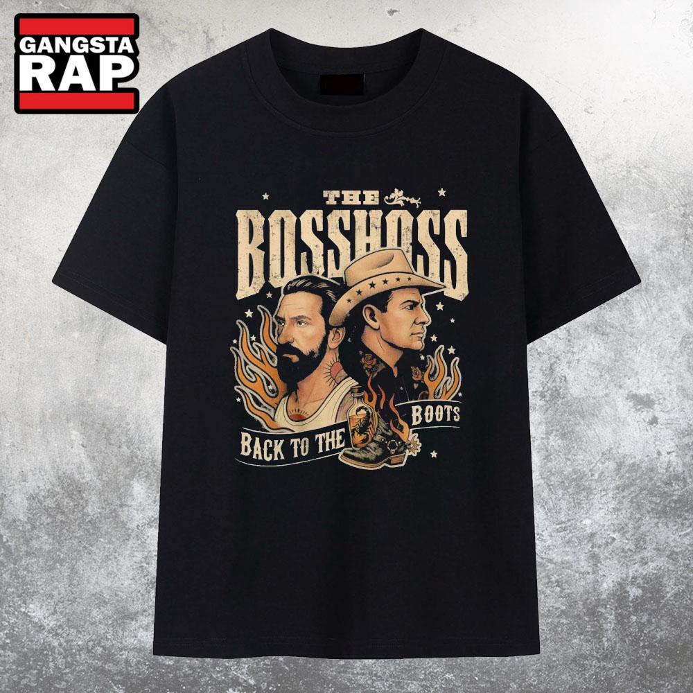 The BossHoss Back To The Boots Tour 2025 T Shirt The BossHoss Back To The Boots Tour 2025 T Shirt