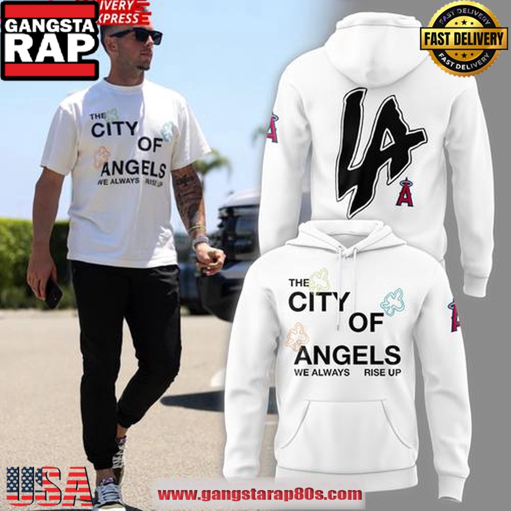 The city of Angel x Los Angeles Angels Special All Over Print Hoodie
