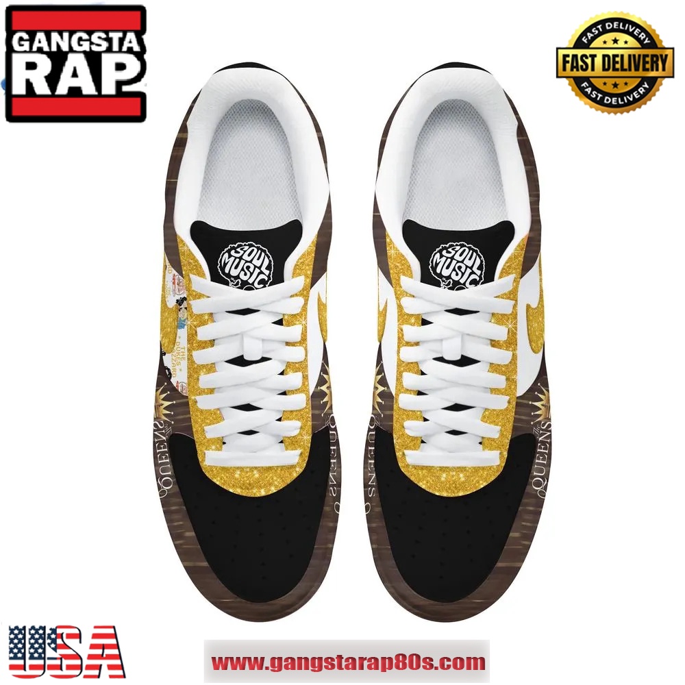 The Queens Soul Music Limited Edition Air Force 1 Running Sneakers Shoes The Queens Soul Music Limited Edition Air Force 1 Running Sneakers Shoes