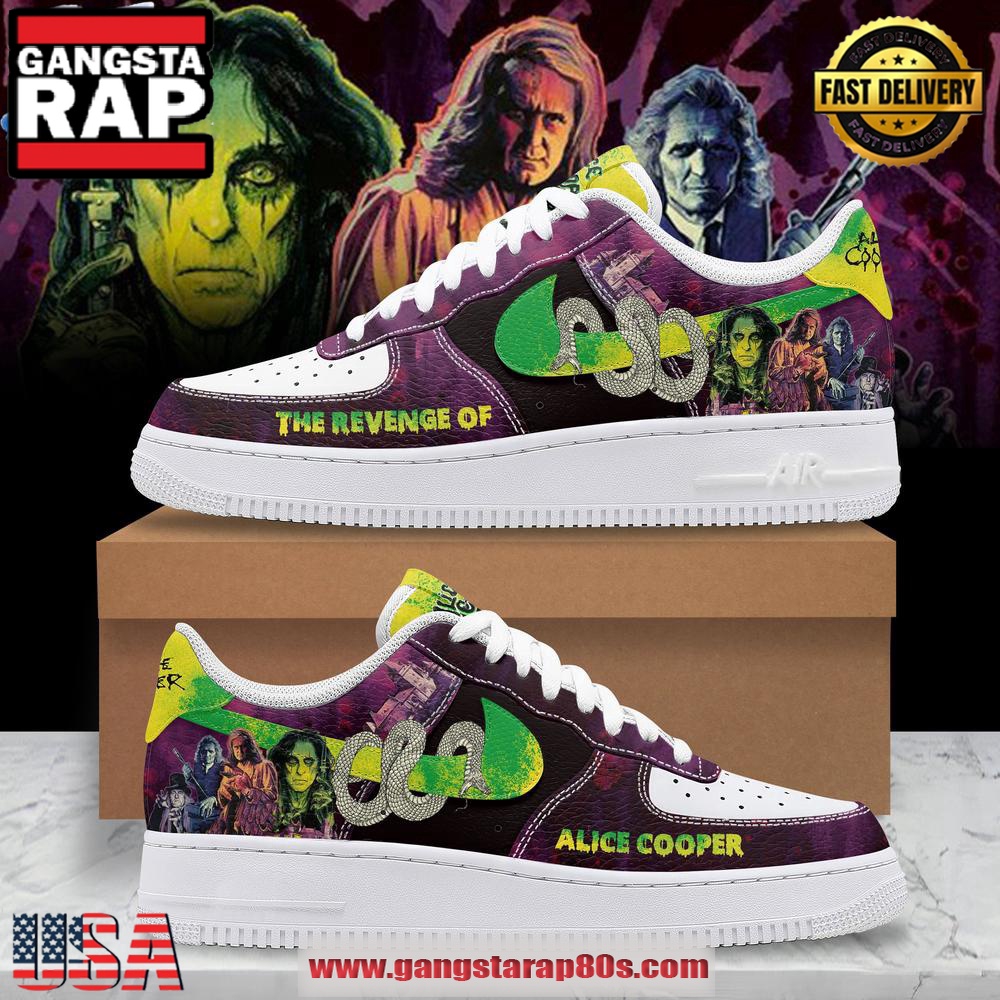 The Revenge Of Alice Cooper Air Force 1 Running Sneakers Shoes