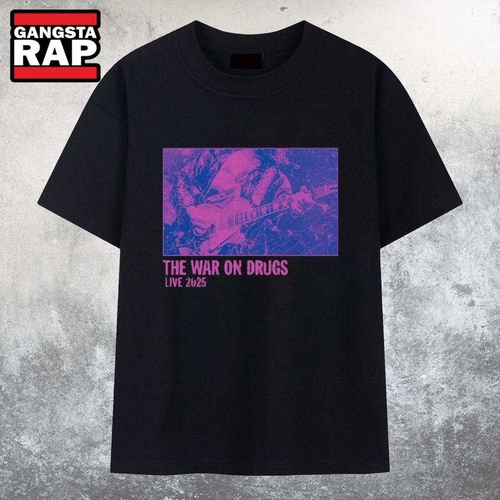 The War on Drugs Live 2025 T Shirt The War on Drugs Live 2025 T Shirt