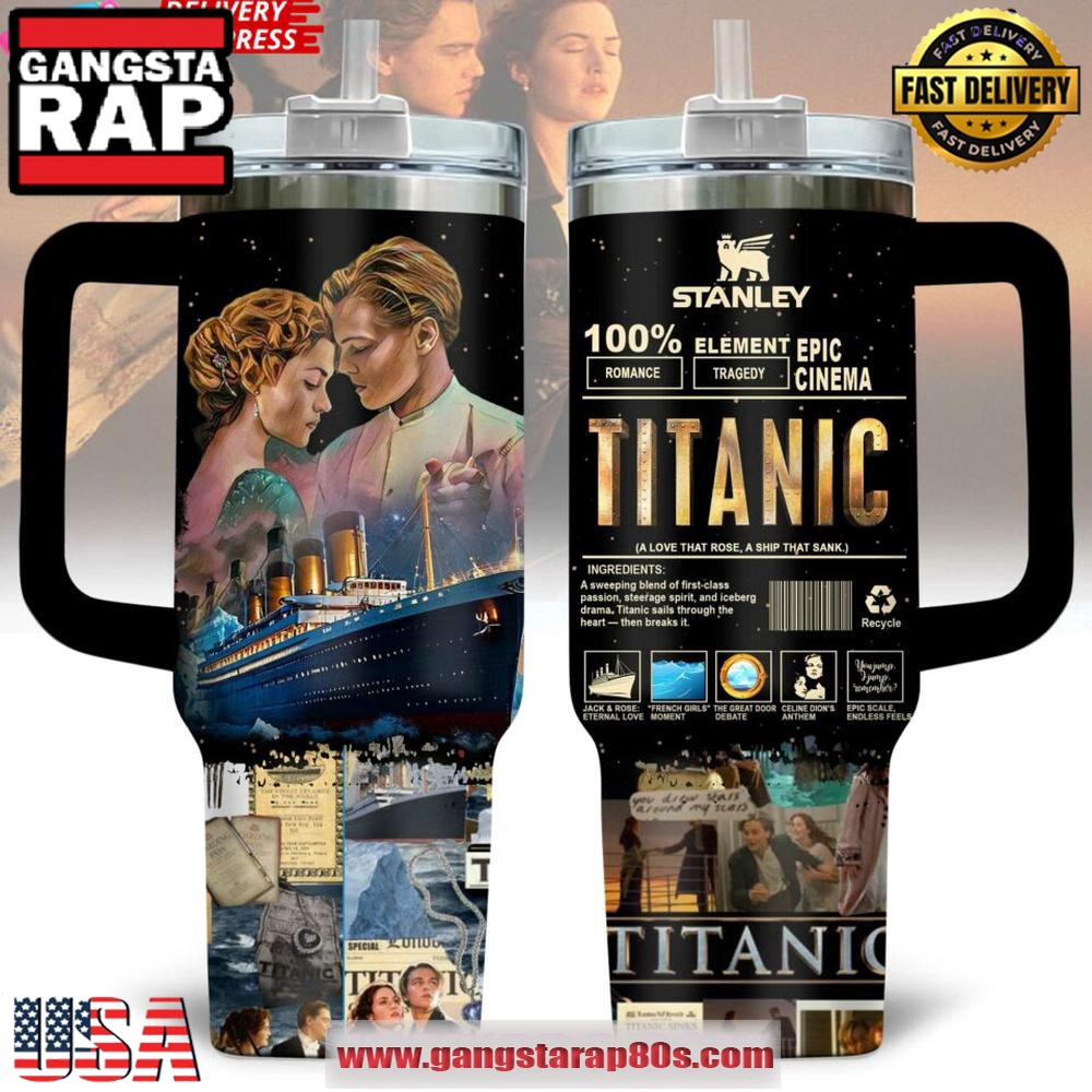 Titanic Cinema Limited Edition Stanley Tumbler Cup 40oz Titanic Cinema Limited Edition Stanley Tumbler Cup 40oz