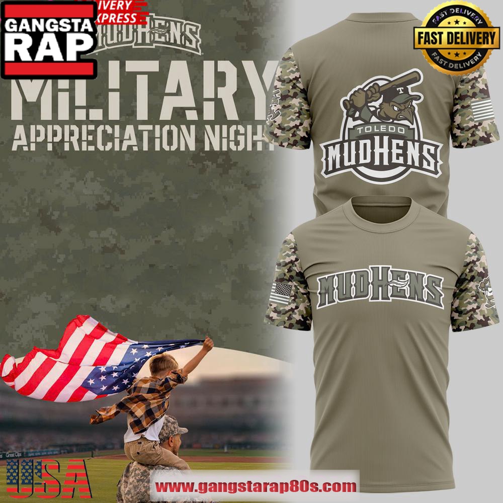 Toledo Mud Hens Military Appreciation Night 2025 Unisex T-Shirt Toledo Mud Hens Military Appreciation Night 2025 Unisex T-Shirt