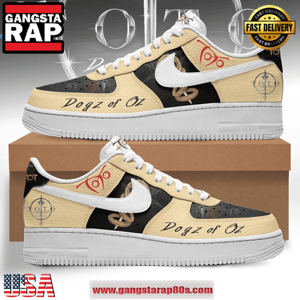 ToTo Band Dogz of Oz World Tour Air Force 1 Running Sneakers Shoes