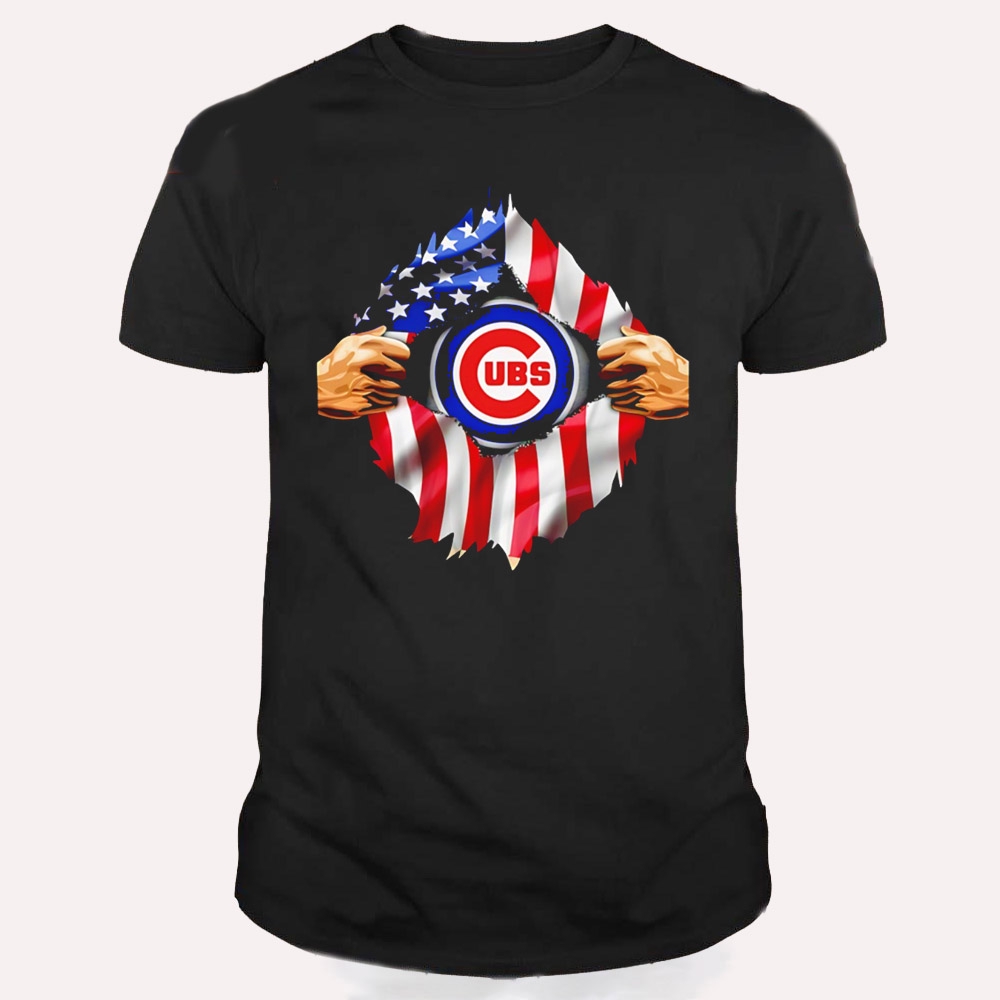True Colors Bleed Cubbie Blue Chicago Cubs T Shirt