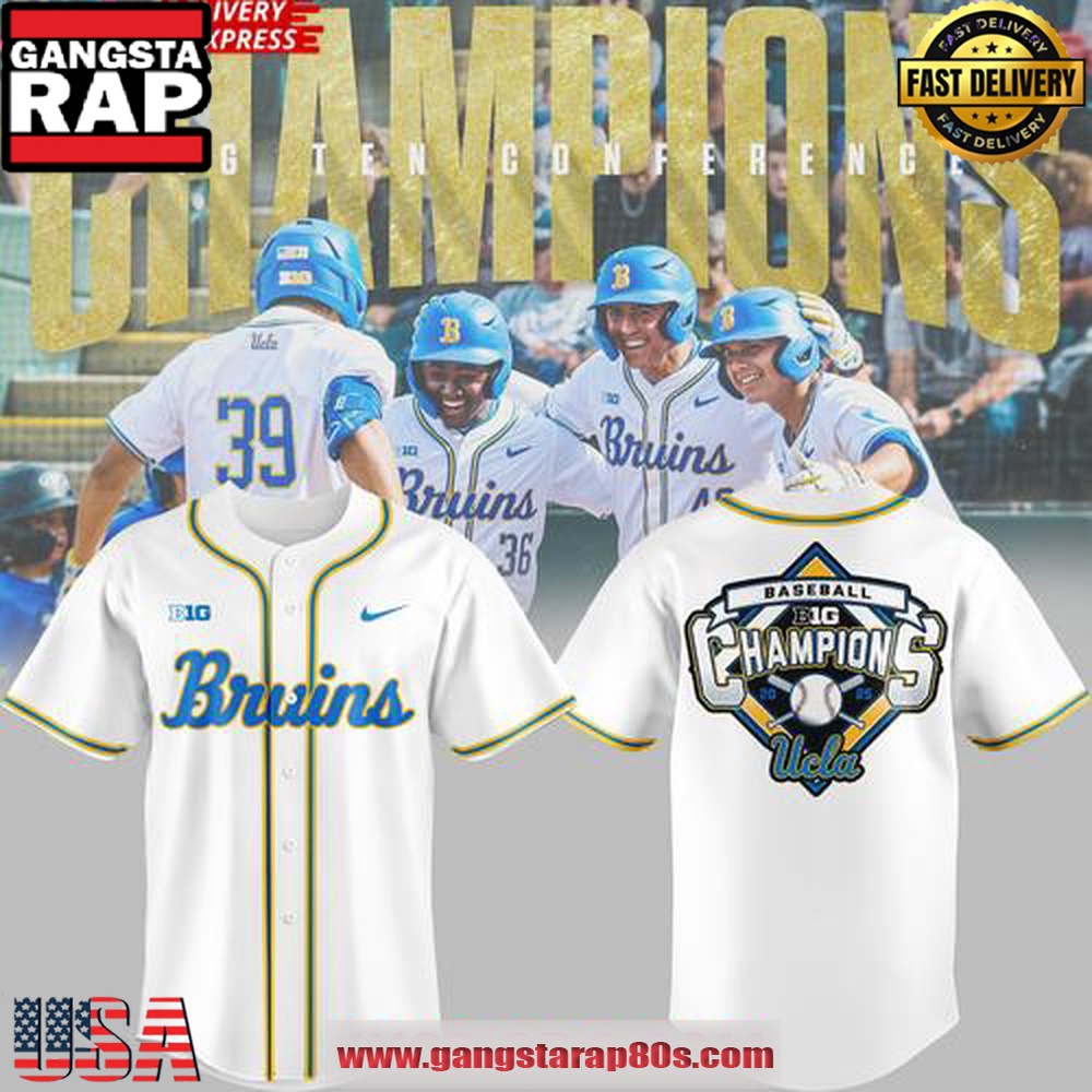 UCLA Bruins 2025 Regular Season Champions Special Baseball Jersey Shirt UCLA Bruins 2025 Regular Season Champions Special Baseball Jersey Shirt