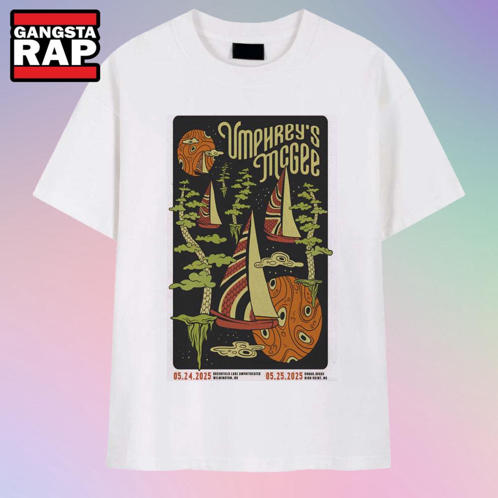 Umphrey’s McGee North Carolina May 24-25 2025 Tour T Shirt