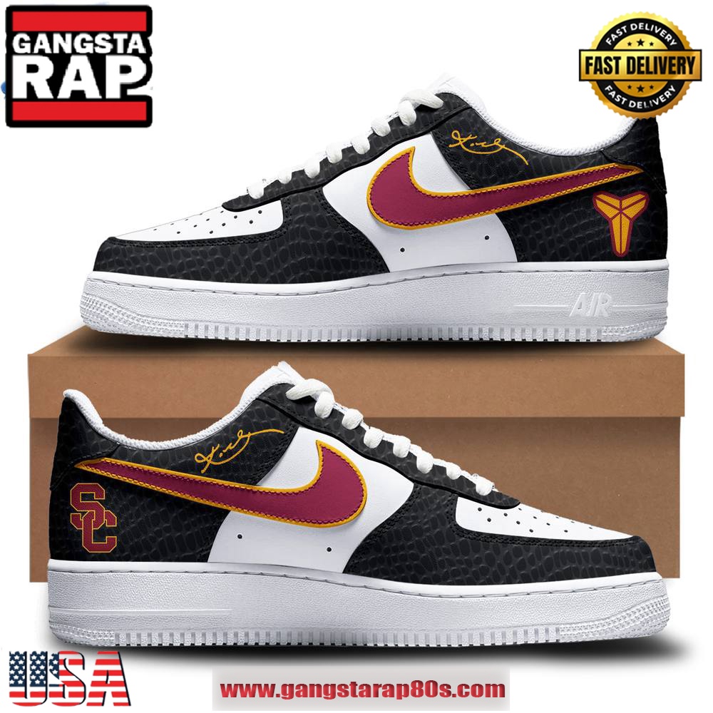 USC Trojans x Kobe Bryant Limited Edition Air Force 1 Running Sneakers Shoes