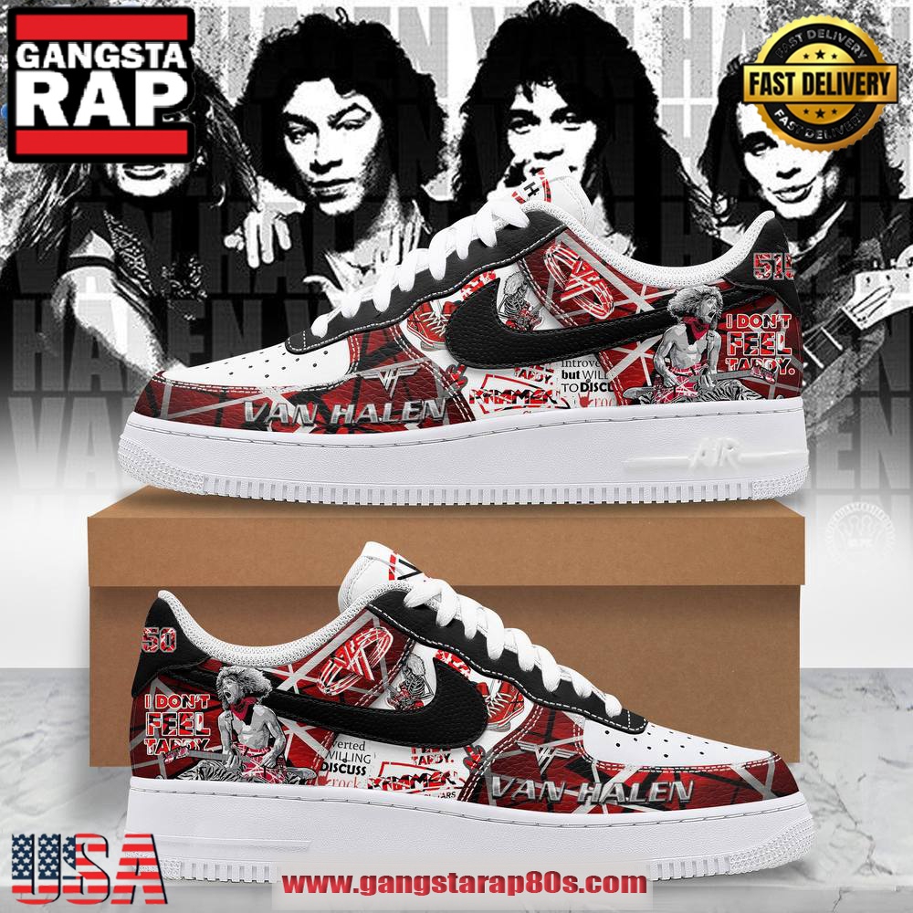 Van Halen 5150 Limited Edition Air Force 1 Running Sneakers Shoes