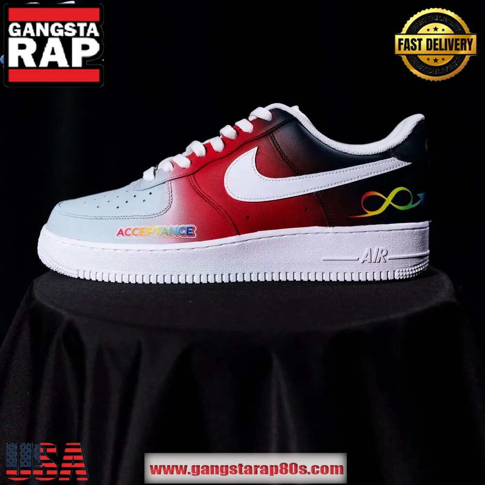Washington Wizards x To The Max Autism Acceptance 2025 Limited Edition Air Force 1 Running Sneakers Shoes