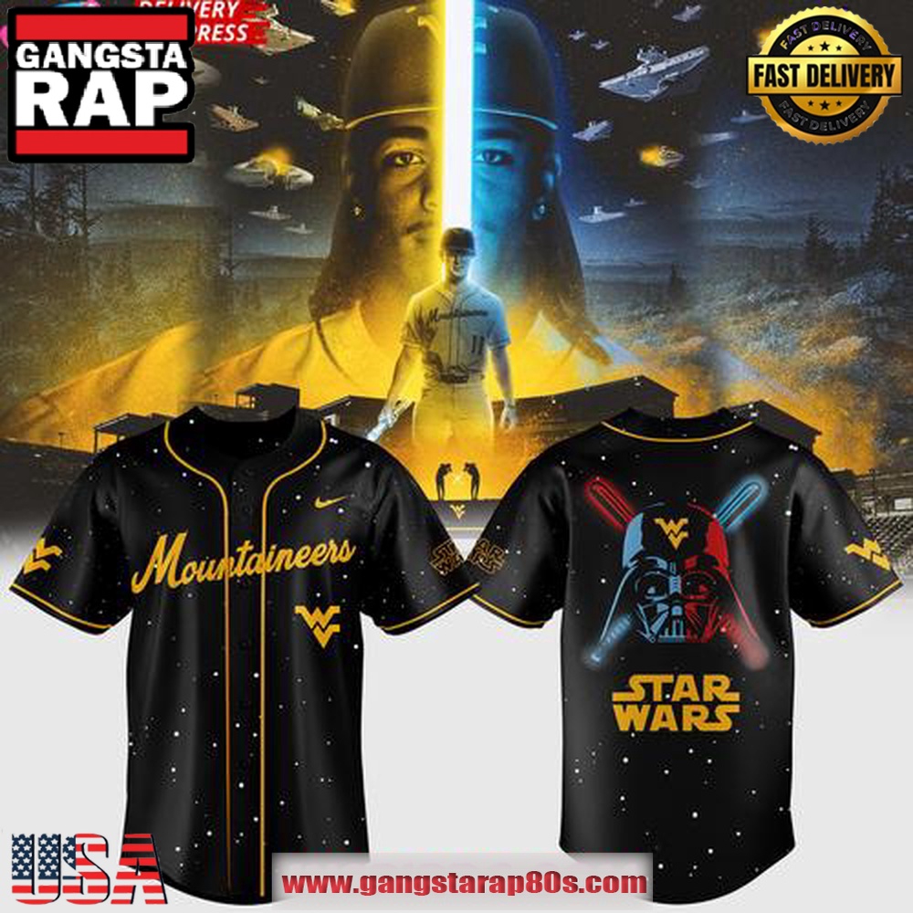 West Virginia Mountaineers 2025 Star Wars Special Baseball Jersey