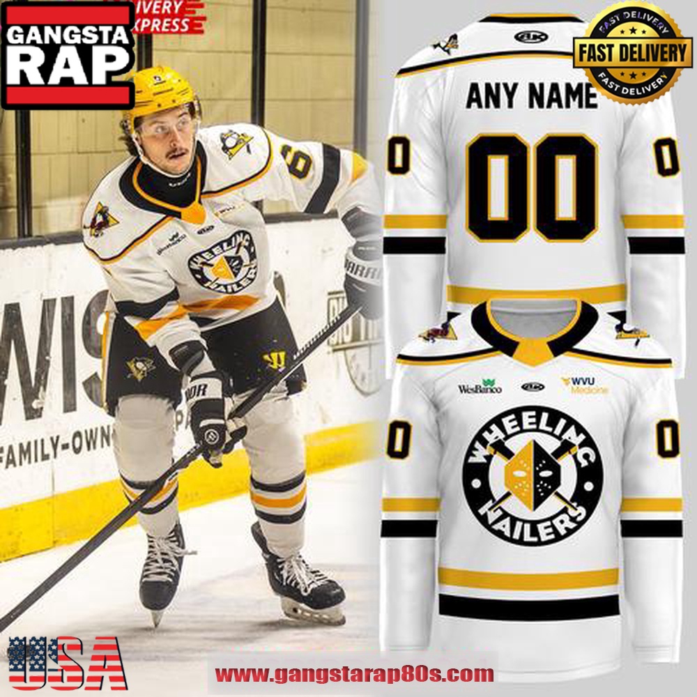 Wheeling Nailers New Uniforms 2025 Custom White Hockey Jersey