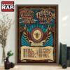 Whiskey Myers And Tedeschi Trucks Band Live In 2025 Tour Poster Canvas Art