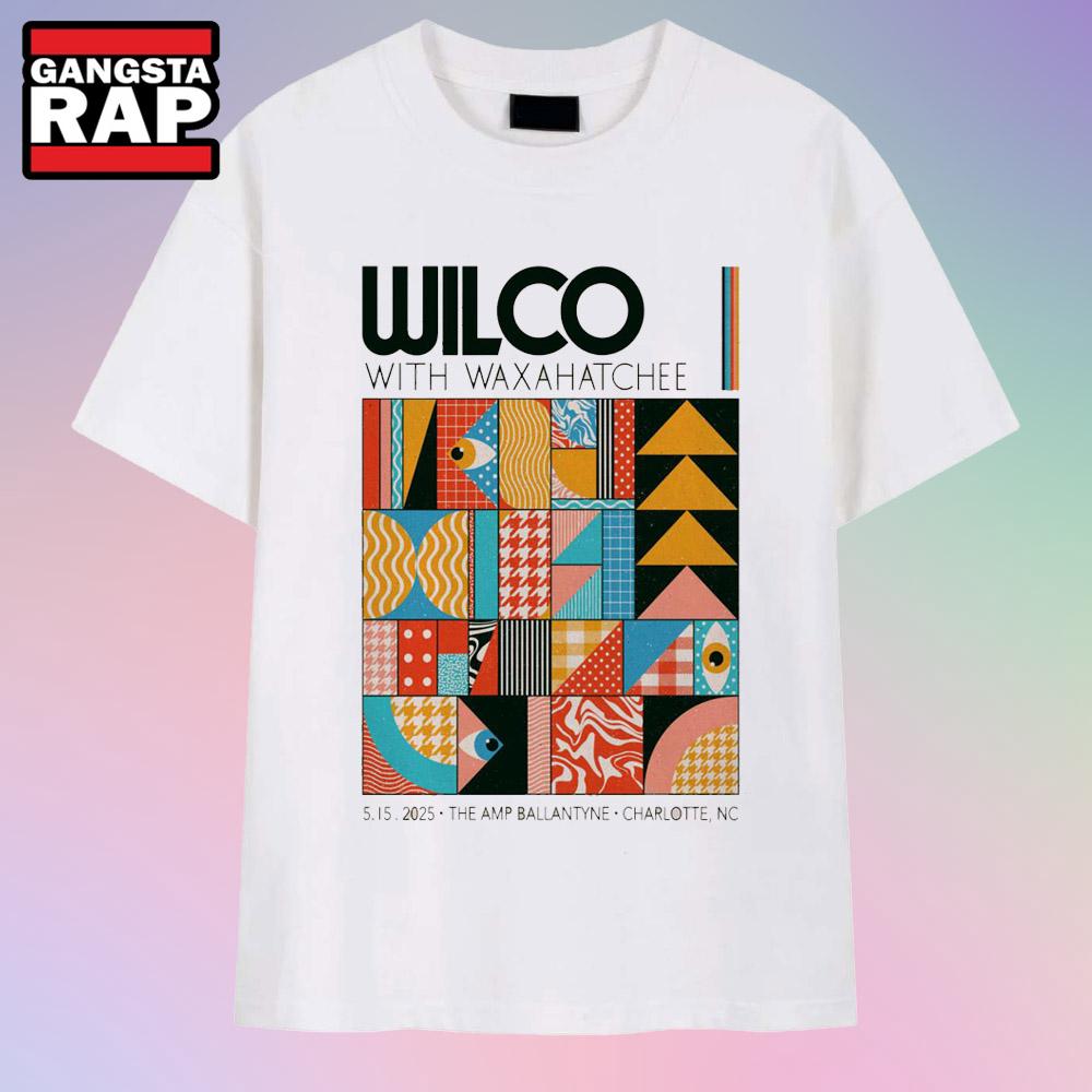 Wilco The Amp Ballantyne Charlotte, NC May 15 2025 Tour T Shirt