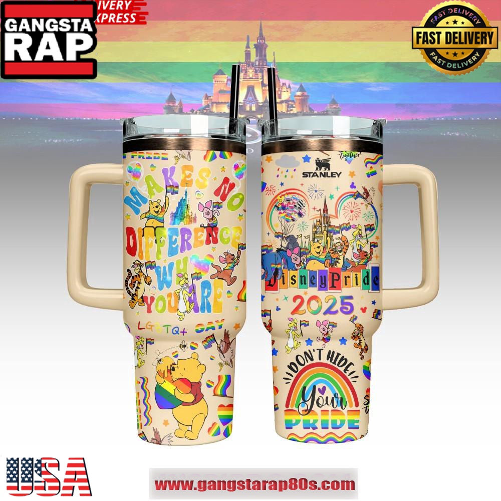 Winnie the Pooh x Disney Pride 2025 Stanley Tumbler Cup 40oz