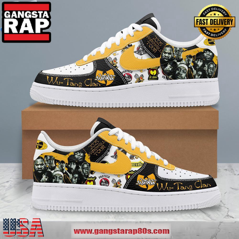 Wu-Tang Clan Farewell Tour 2025 Limited Edition Air Force 1 Running Sneakers Shoes