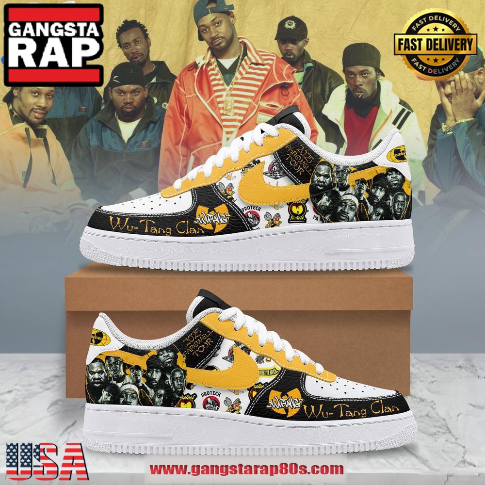 Wu-Tang Clan Farewell Tour 2025 Limited Edition Air Force 1 Running Sneakers Shoes