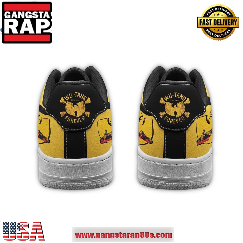 Wu-Tang Run The Jewels Limited Edition Air Force 1 Running Sneakers Shoes Wu-Tang Run The Jewels Limited Edition Air Force 1 Running Sneakers Shoes