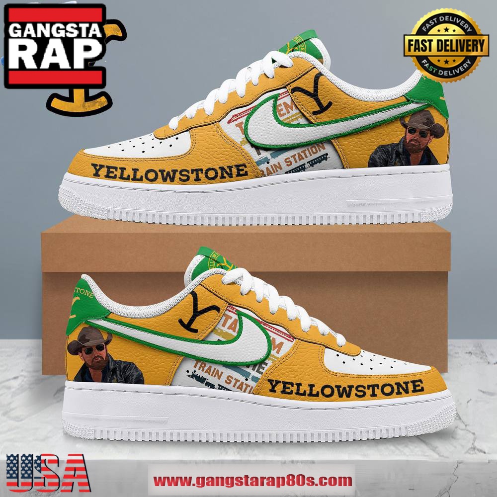 Yellowstone Cowboy Limited Edition Air Force 1 Running Sneakers Shoes