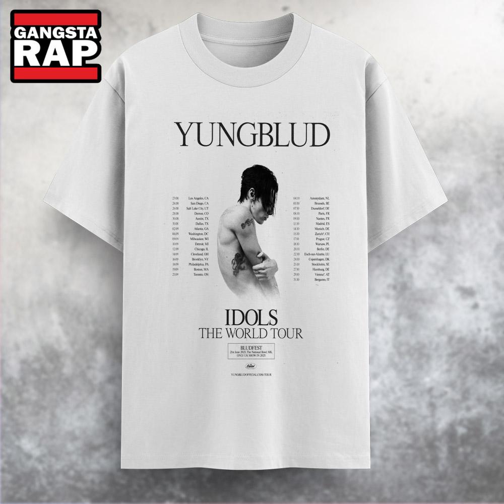 Yungblud Idols The World Tour 2025 T Shirt