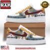 Zach Bryan The Quittin Time Tour Cowboy Limited Edition Air Force 1 Running Sneakers Shoes