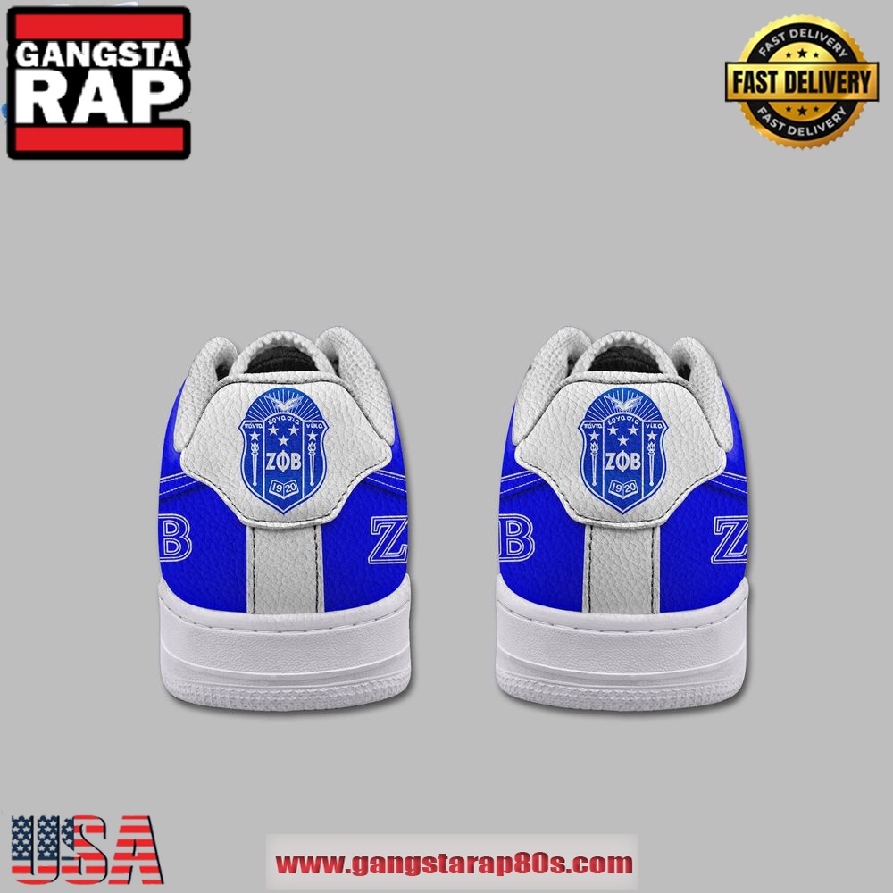 Zeta Phi Beta 1920 Limited Edition Air Force 1 Running Sneakers Shoes
