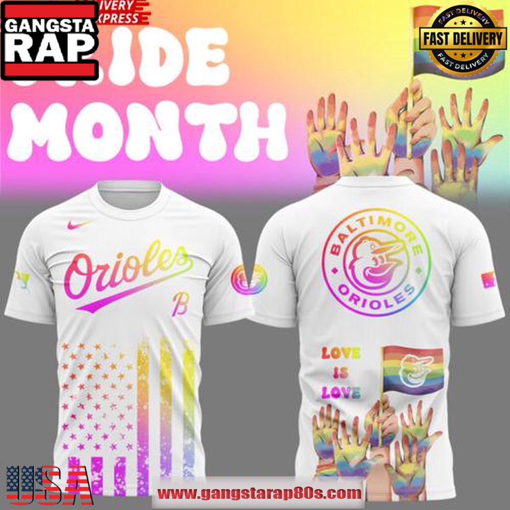 2025 Baltimore Orioles Pride Month Special Unisex T-Shirt