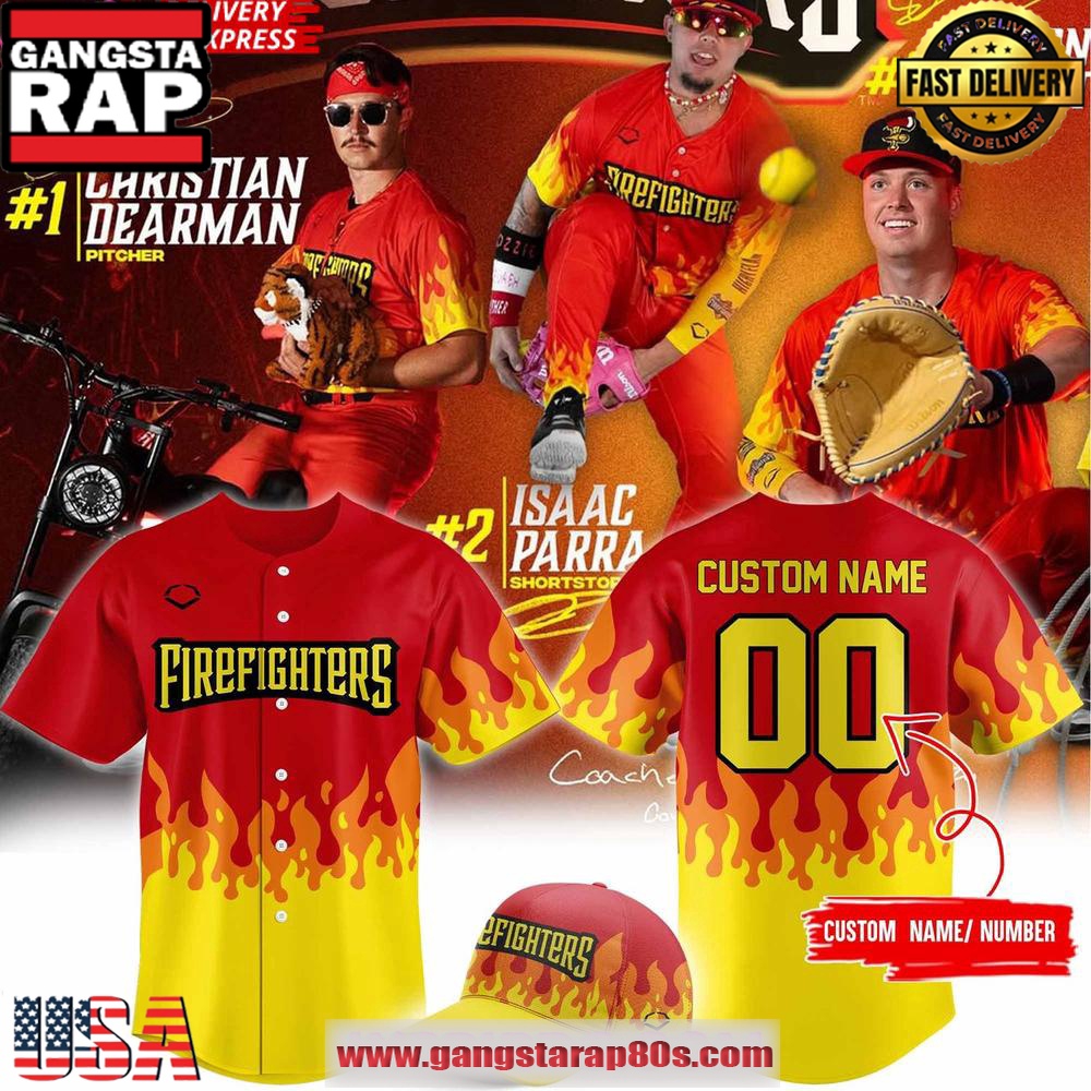 2025 Firefighters Game Day Special Custom Baseball Jersey Shirt 2025 Firefighters Game Day Special Custom Baseball Jersey Shirt