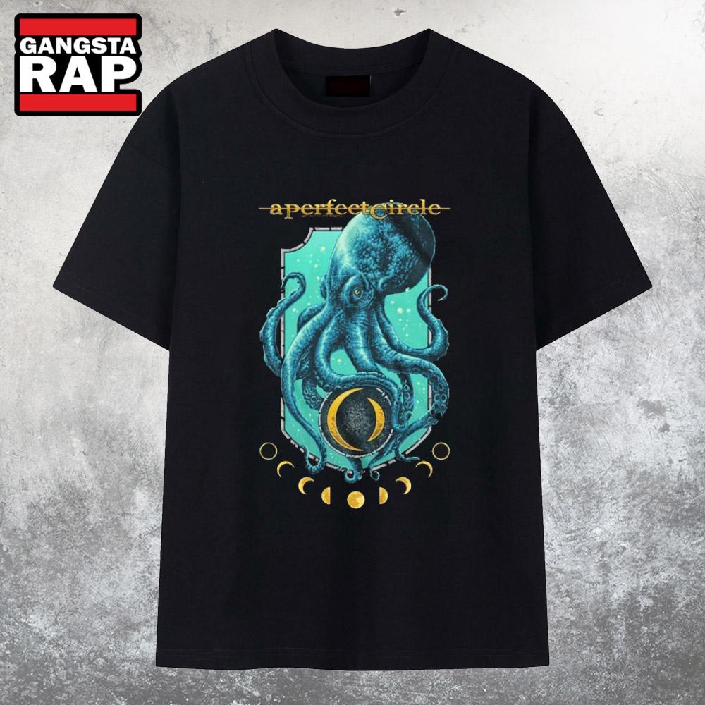 A Perfect Circle Octopus Moon Phase T-Shirt