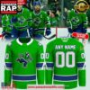 Abbotsford Canucks AHL CCM Edition Green Custom Hockey Jersey 2 Abbotsford Canucks AHL CCM Edition Green Custom Hockey Jersey