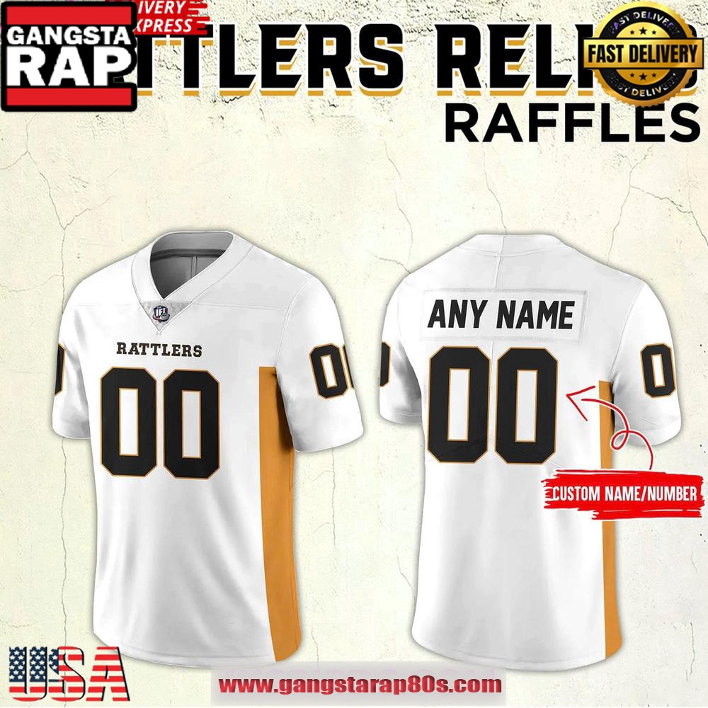 Arizona Rattlers Rattlers Relics Raffles Official Custom Football Jersey
