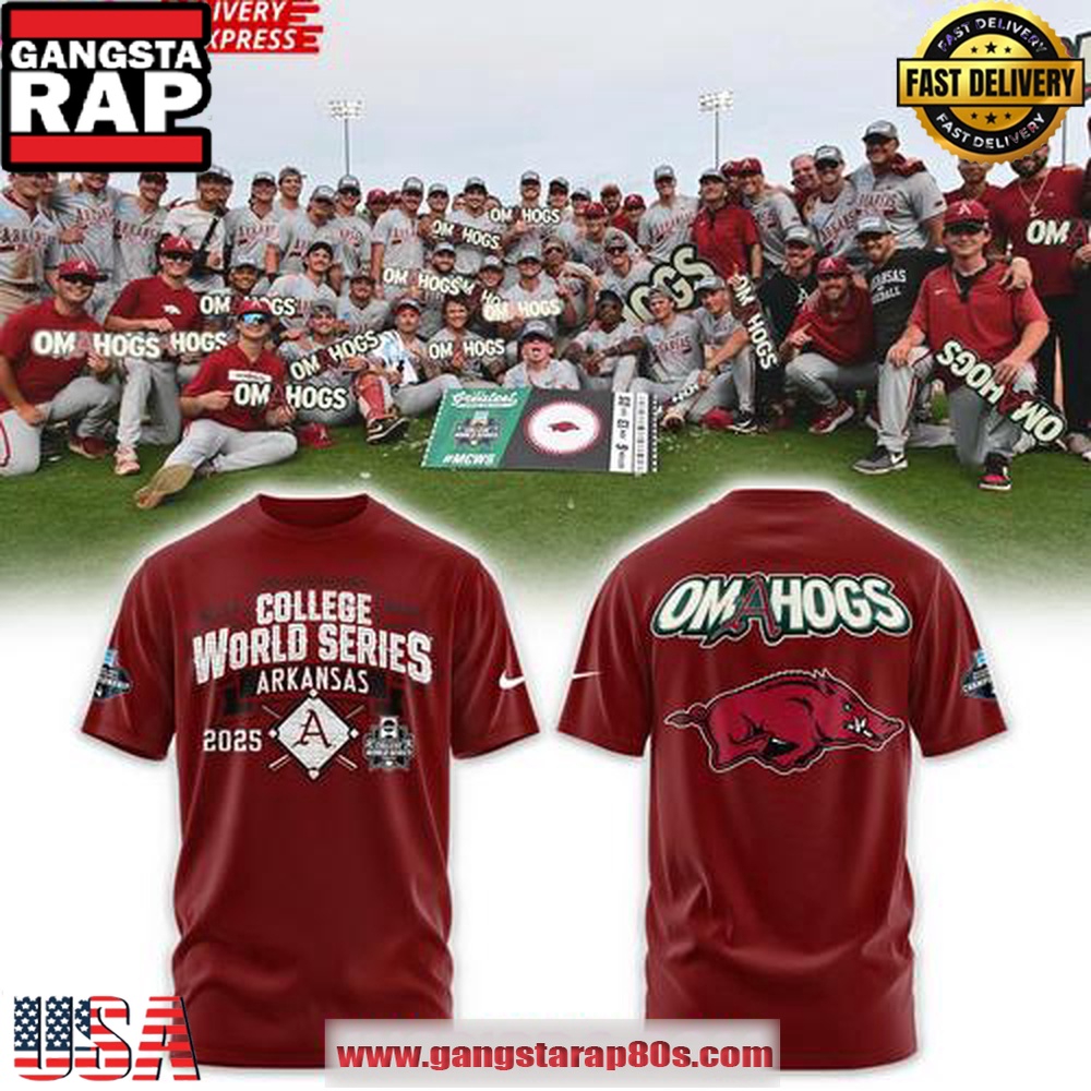 Arkansas Razorbacks x OMAGHOGS 2025 T-Shirt Arkansas Razorbacks x OMAGHOGS 2025 T-Shirt