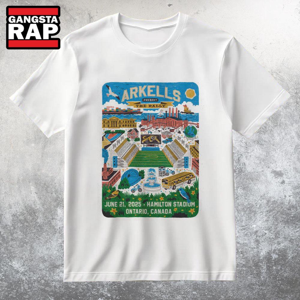 Arkells Hamilton Stadium In Hamilton ON Jun 21 2025 T Shirt Arkells Hamilton Stadium In Hamilton ON Jun 21 2025 T Shirt