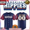 Asheville Tourists “Hippies” 2025 Custom Baseball Jersey 3 Asheville Tourists “Hippies” 2025 Custom Baseball Jersey