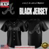 Atlanta Braves Back In Black Limited Edition Baseball Jersey Shirt