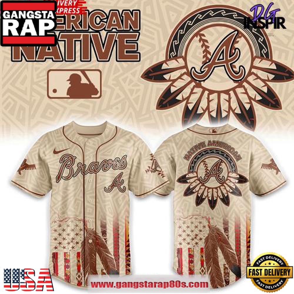 Atlanta Braves Native American Heritage Honor 2025 Edition Baseball Jersey Shirt
