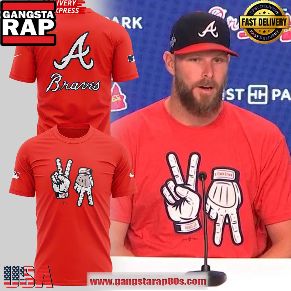 Atlanta Braves Peace Up A-Town Down Special Unisex T-Shirt