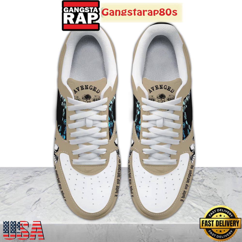 Avenged Sevenfold I Have My Weapon So There's Nothing To Fear Special Edition Air Force 1 Shoes Running Sneakers
