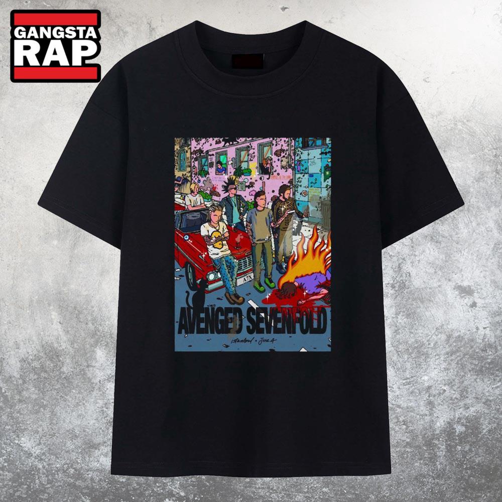 Avenged Sevenfold June 4 2025 Life Park In Istanbul Turkey T Shirt