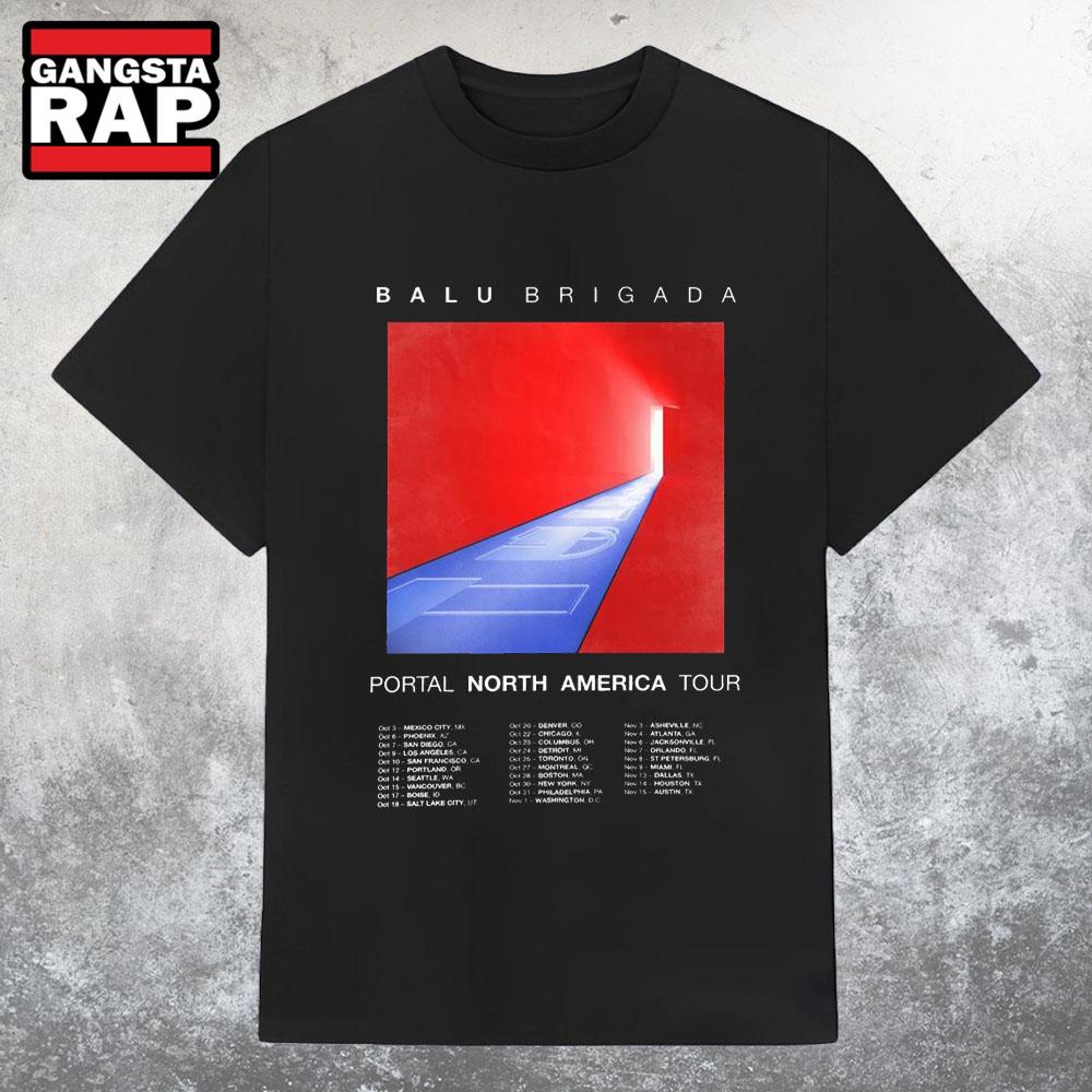 Balu Brigada Portal North America Tour 2025 T Shirt Balu Brigada Portal North America Tour 2025 T Shirt